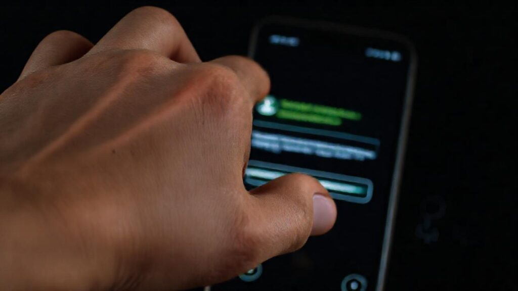 La mano frustrada no lee huella