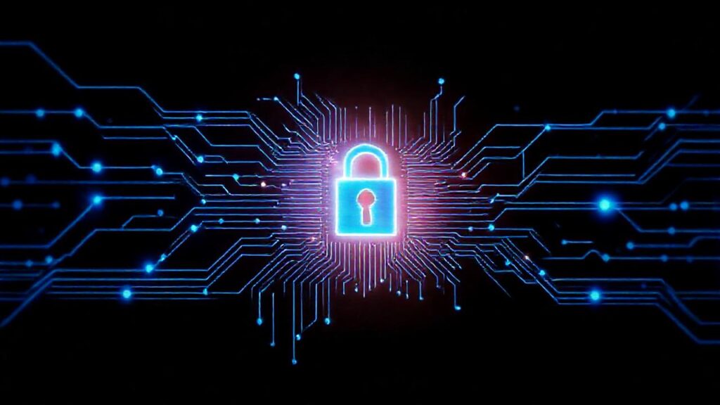 Protección digital futurista y segura