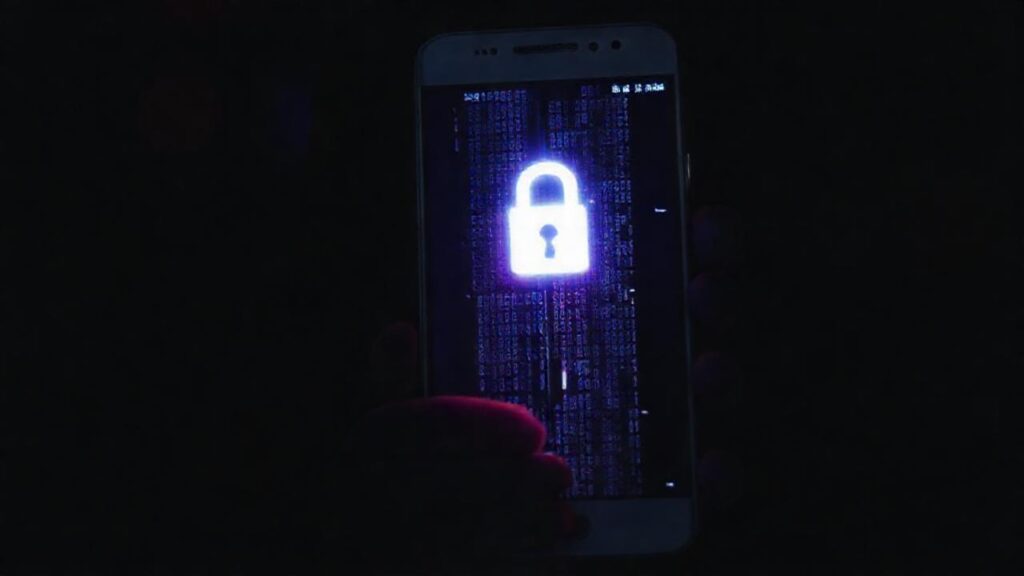 Un smartphone protege un mensaje secreto