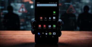 Un teléfono oscuro inspira desconfianza y alerta