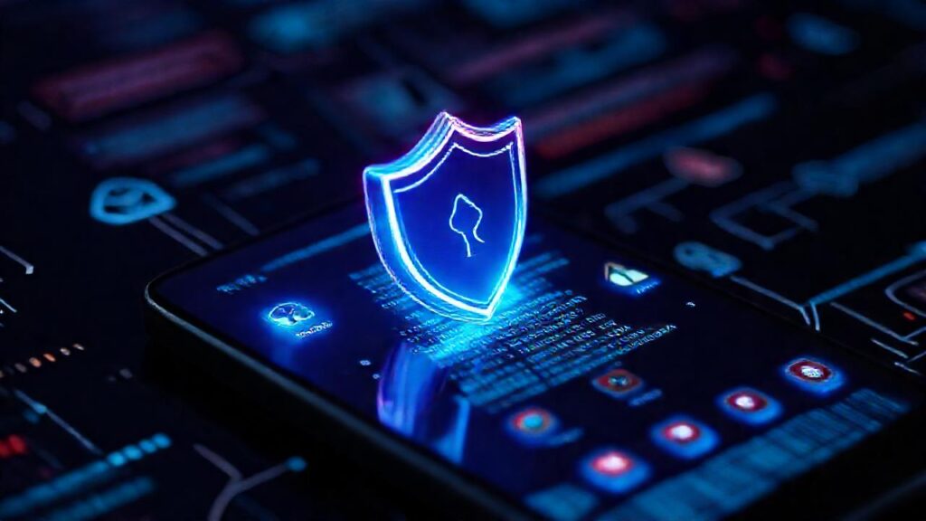 Un teléfono Android protege datos digitales