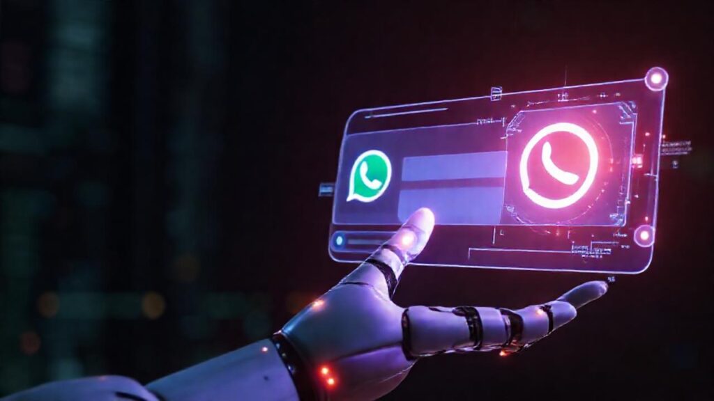 Interfaz digital futurista