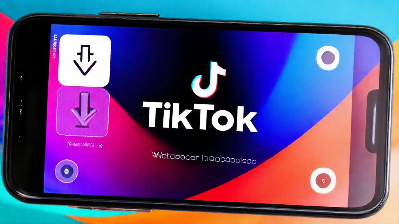 Captura digital de TikTok con diseño vibrante