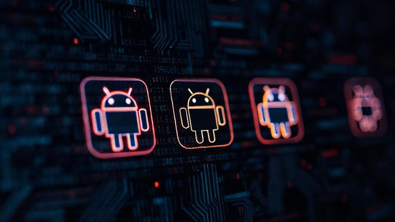 Tecnología futurista, resplandeciente y oscura