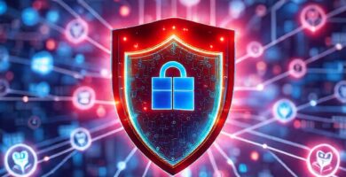 Protección digital segura y colorida