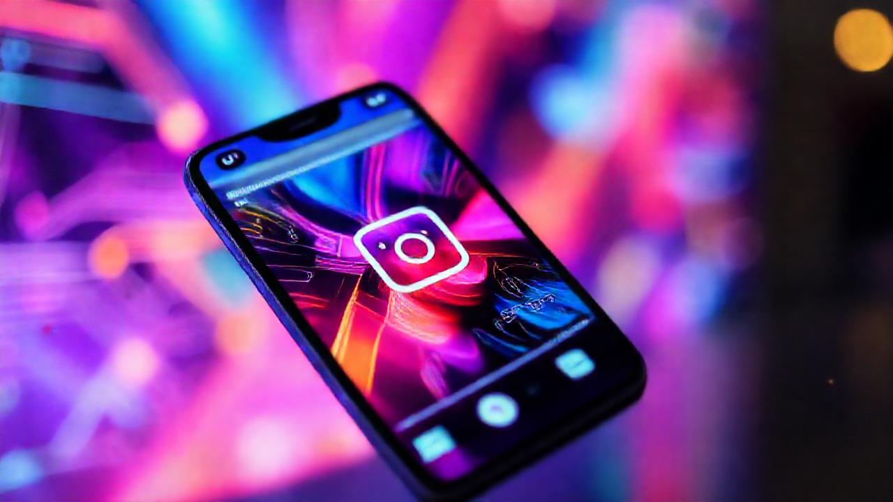 Smartphone moderno, visualmente impactante y digital