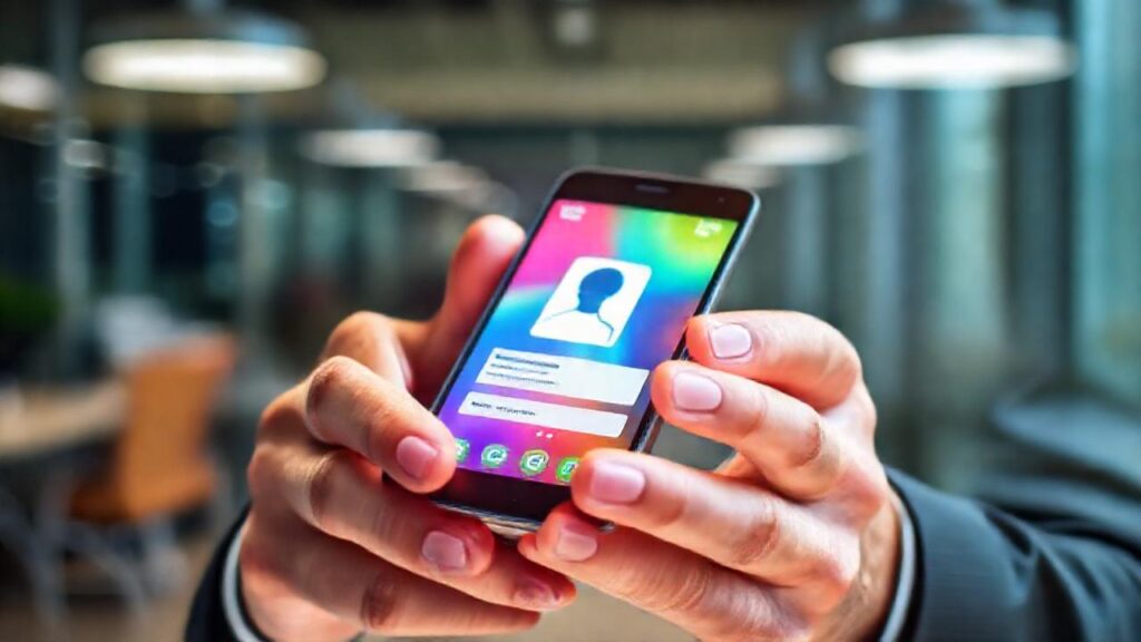 Un smartphone moderno impulsa la productividad