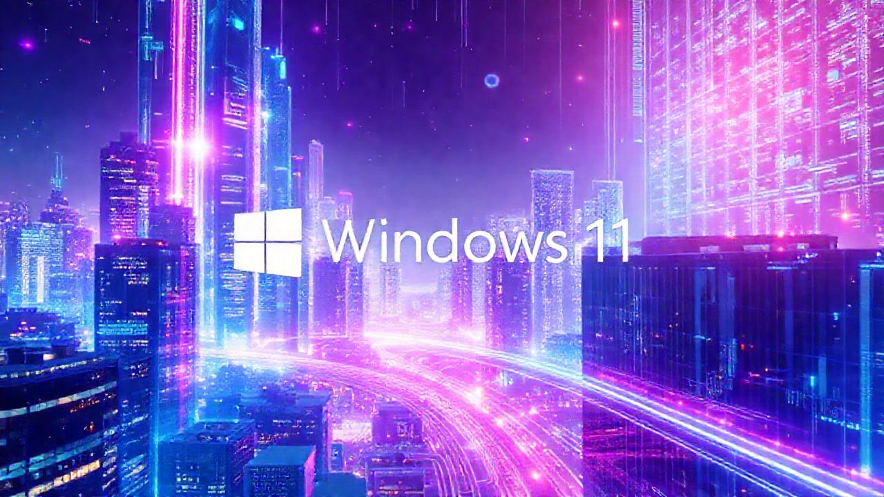 Ciudad futurista digital, brillante y compleja