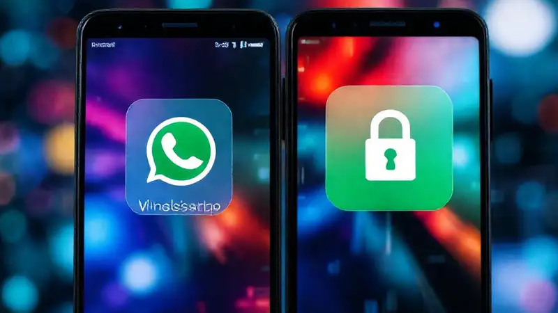 Pantalla dividida, WhatsApp, seguridad y color
