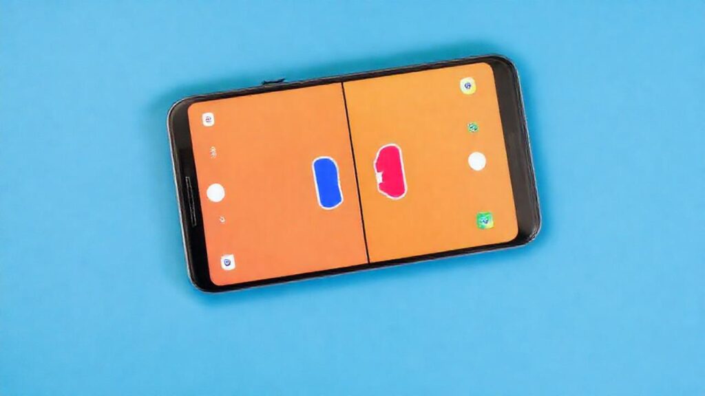 El teléfono Android ofrece una pantalla dividida
