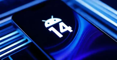 Android 14 muestra líneas luminosas y diseño