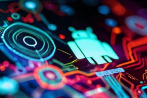 Interfaz futurista digital