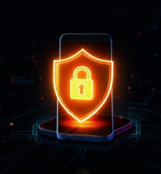 Un dispositivo Android protege con seguridad