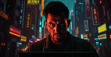 Ciudad cyberpunk virtual