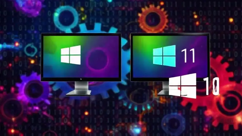 Tecnología digital moderna en comparación