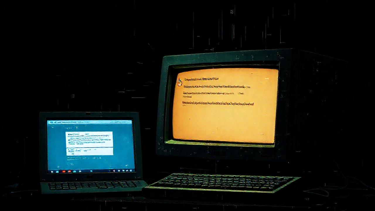 Un ordenador viejo causa caos digital