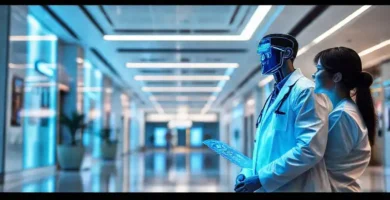 Hospital futurista: calma