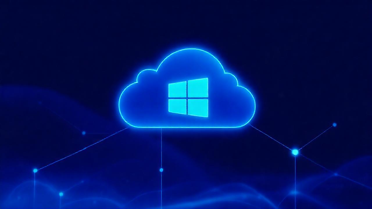 Red cloud digital es minimalista y azul