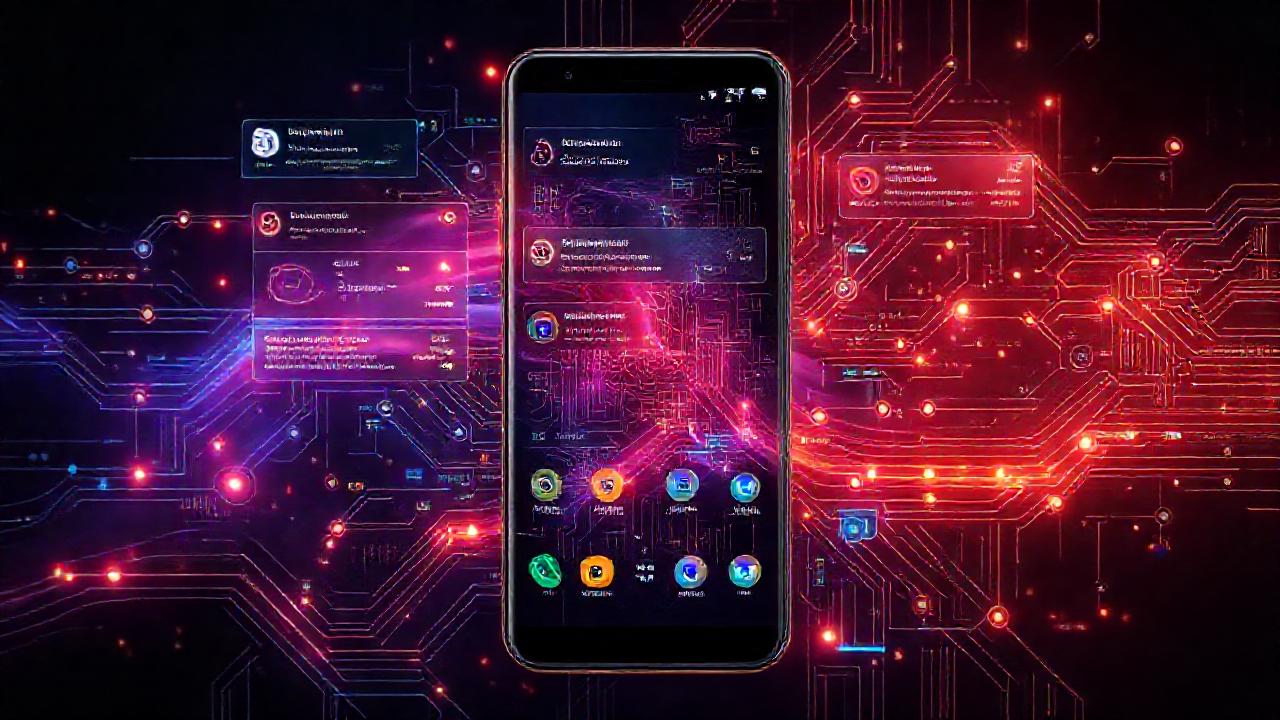 Interfaz digital futurista, elegante y luminosa