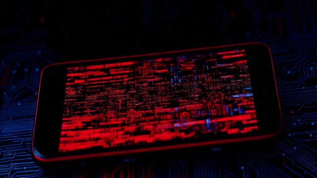 El teléfono Android falla con distorsión