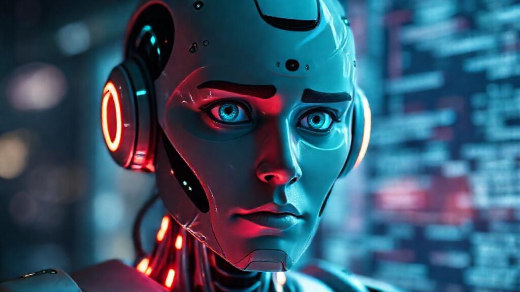 Un robot confuso interrumpe un cliente angustiado