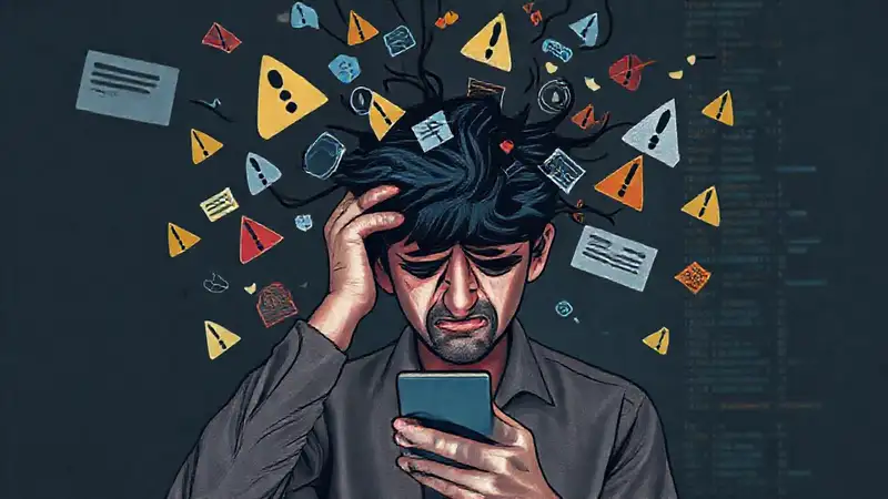 Sobrecargado, el caos notifica la frustración