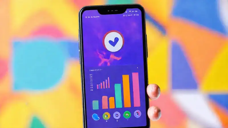 Un teléfono Android atractivo y moderno