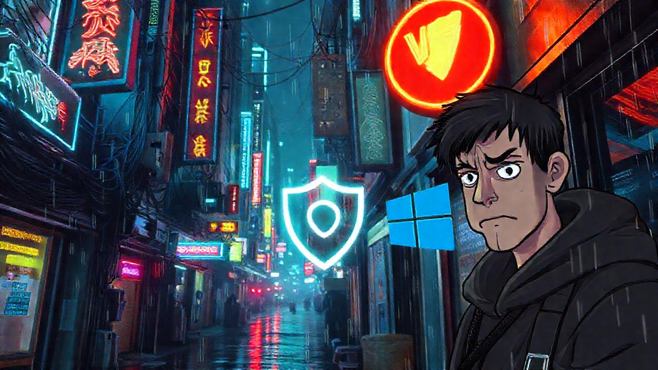 Ciudad cyberpunk digital y frustrante