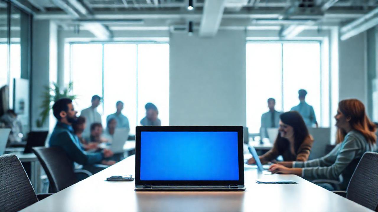 Oficina moderna: éxito y colaboración digital