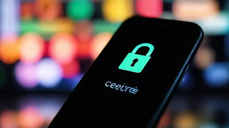 Seguridad digital con iconos protegidos