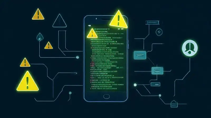 Depuración de Android muestra advertencias técnicas
