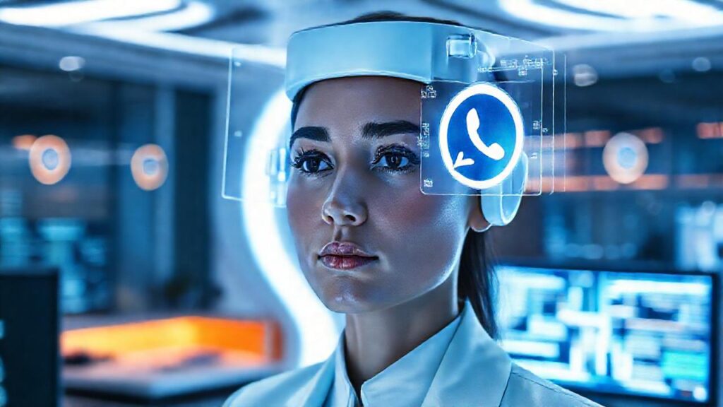 Un despacho futurista con calma digital