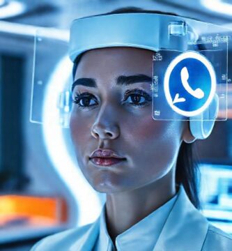 Un despacho futurista con calma digital