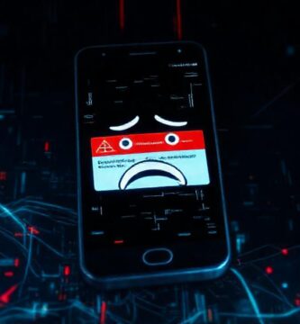 El teléfono Android falla con glitching