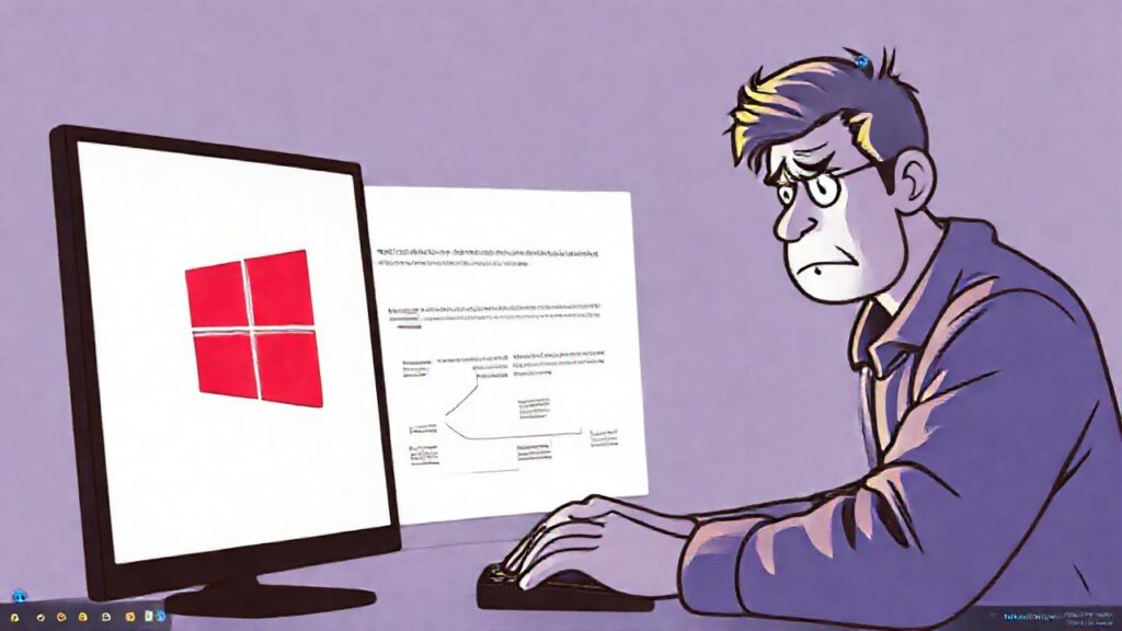 Un usuario frustrado resuelve problemas Windows 11