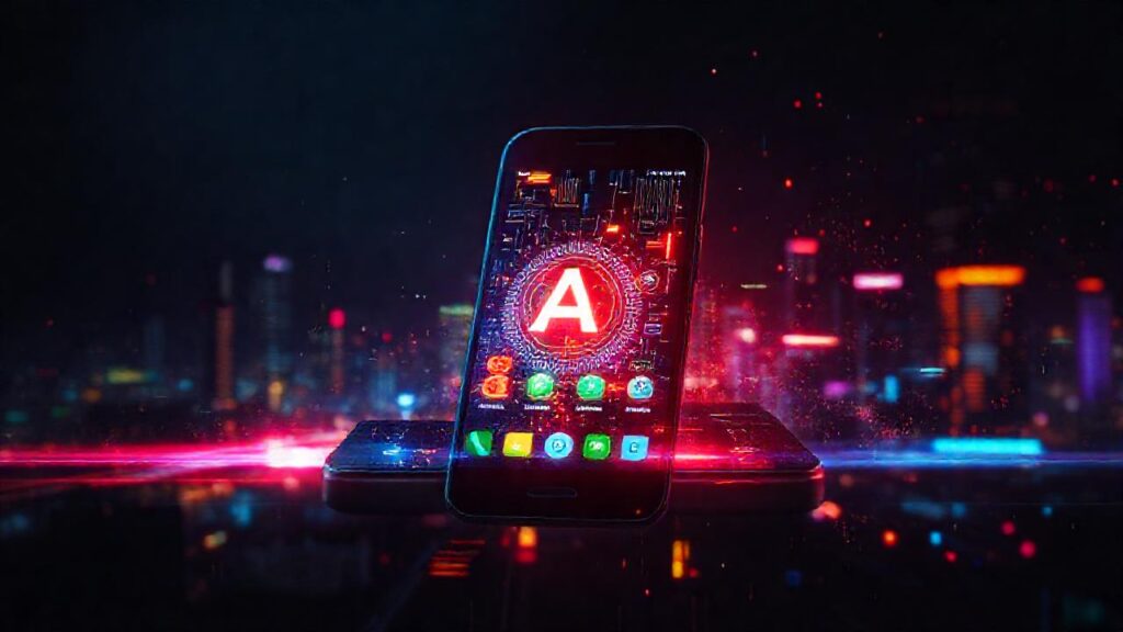 Teléfono Android retro