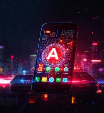 Teléfono Android retro