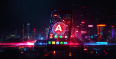 Teléfono Android retro