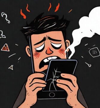 El teléfono sobrecalentado causa angustia y fallo