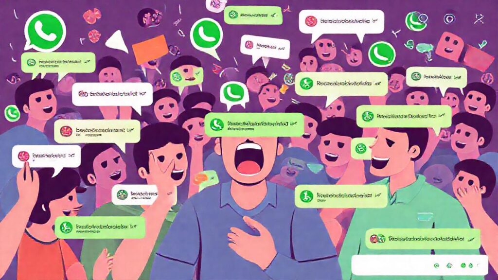 Un grupo WhatsApp desbordante requiere orden visual