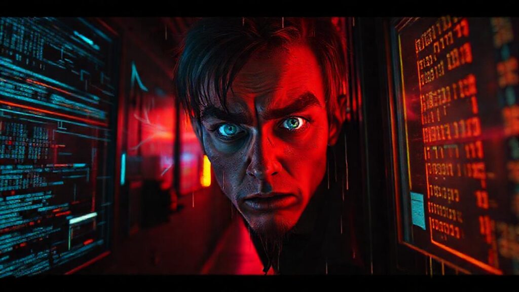 Un cyberpunk oscuro y perturbador brilla