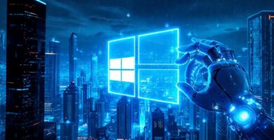 Ciudad futurista digital