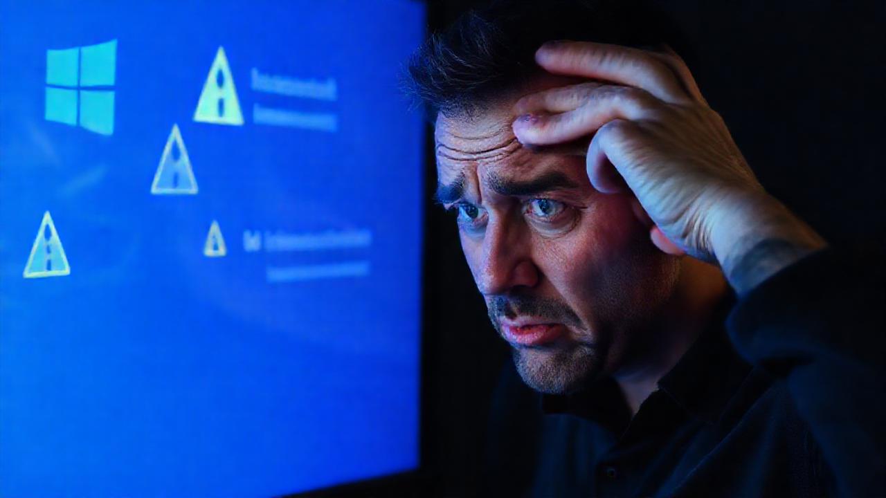 Error de Windows: caos digital urgente