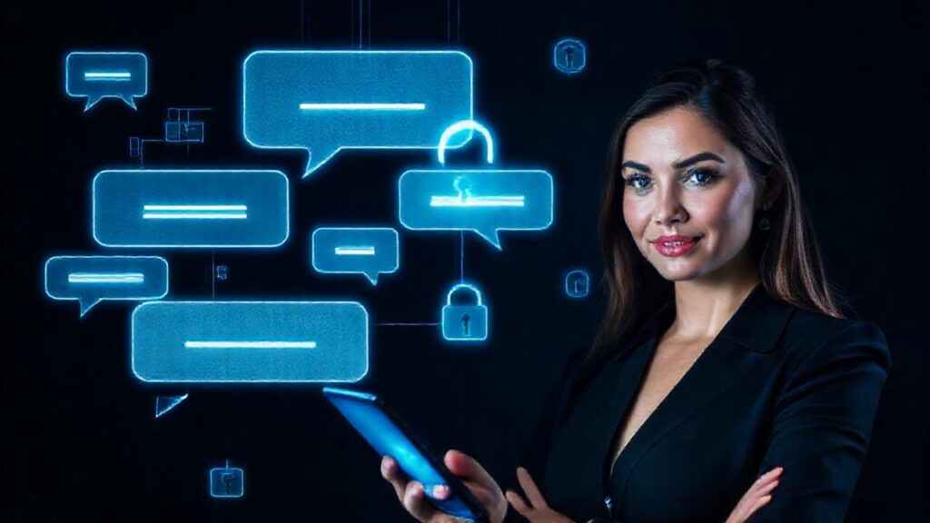 Chat seguro y privado en móvil