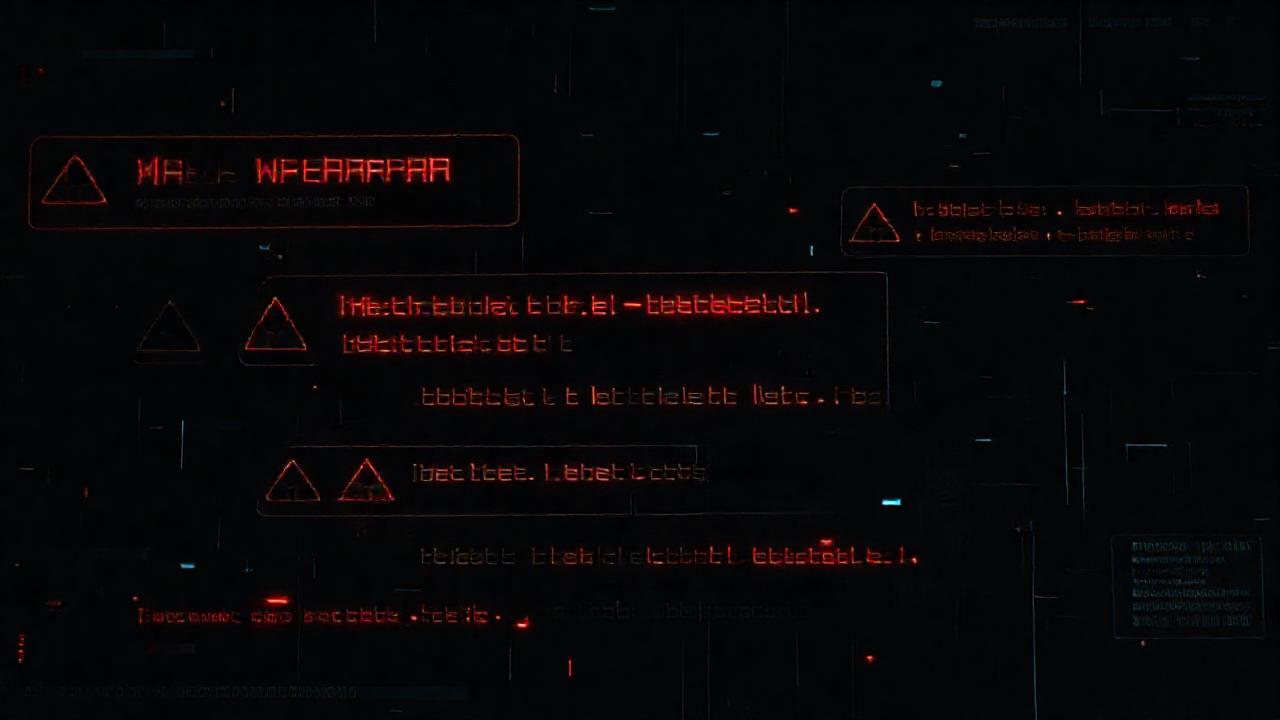 Un androide oscuro exhibe un fallo digital