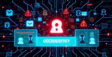 Amenaza cibernética visual y urgente