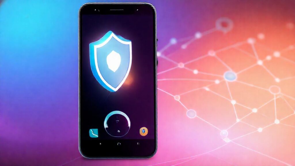 Gráfico de red Android moderno y limpio