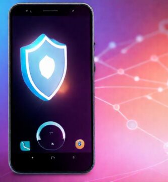 Gráfico de red Android moderno y limpio