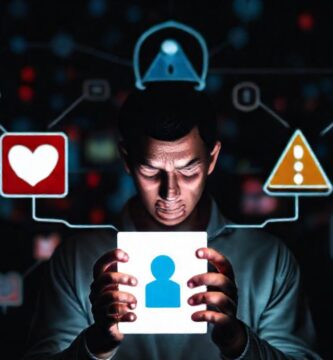 Ciberseguridad amenazante con alertas digitales