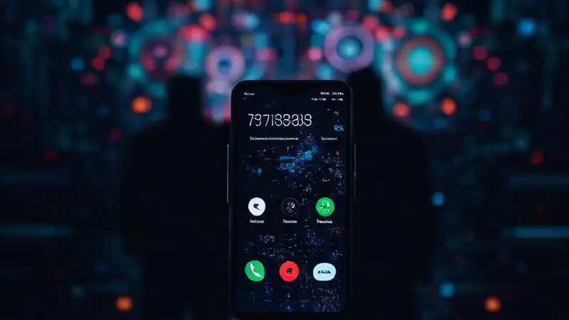 Interfaz móvil oscura y futurista